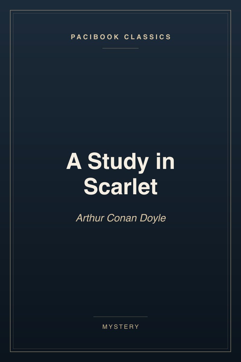 A Study in Scarlet