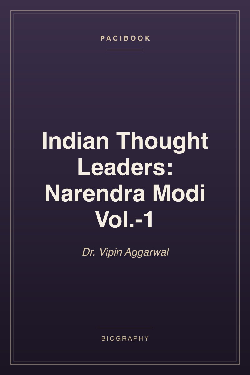 Indian Thought Leaders: Narendra Modi Vol.-1