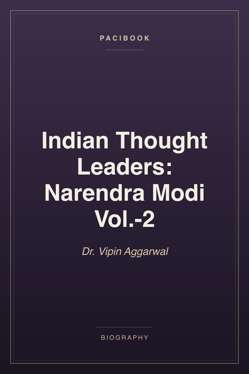 Indian Thought Leaders: Narendra Modi Vol.-2
