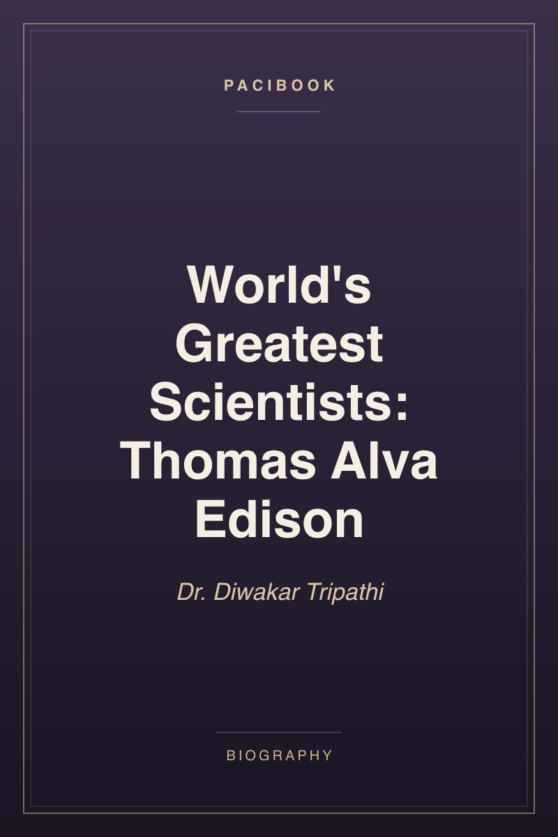 World's Greatest Scientists: Thomas Alva Edison